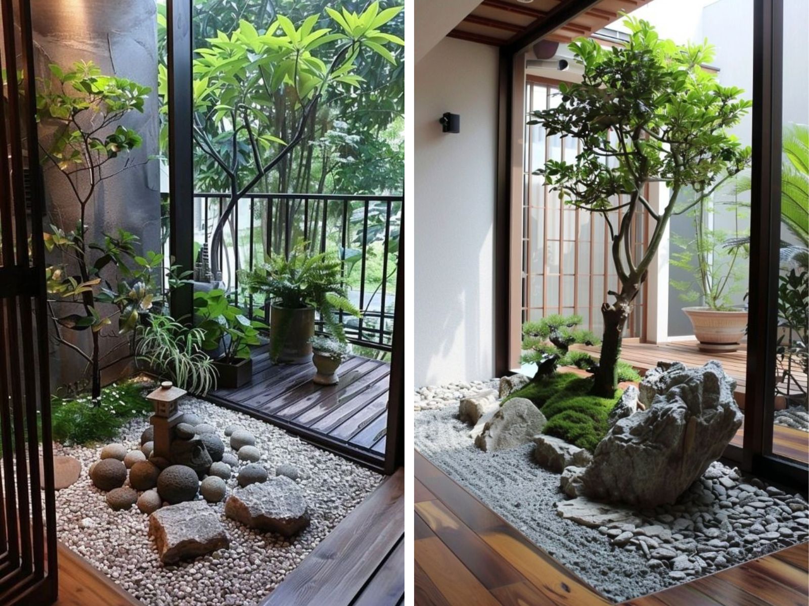 thiết kế vườn thiền trong nhà phố